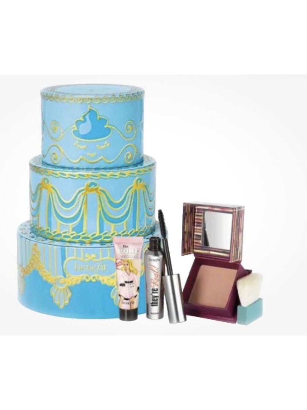 Benefit-They’re Real Mascara-Hoola Bronzer-POREfessional-Goodie Gorgeous Set-NEW